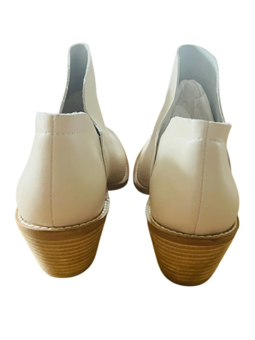 Kelsi Dagger Brooklyn Kenmare Ankle Booties Off White/Cream Size 7.5 NWOB